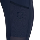 Equestro Women's Full Grip Leggings With Perforated Inserts