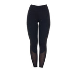 Equestro Women's Full Grip Leggings With Perforated Inserts