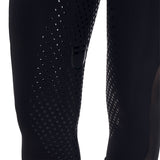 Equestro Women's Full Grip Leggings With Perforated Inserts