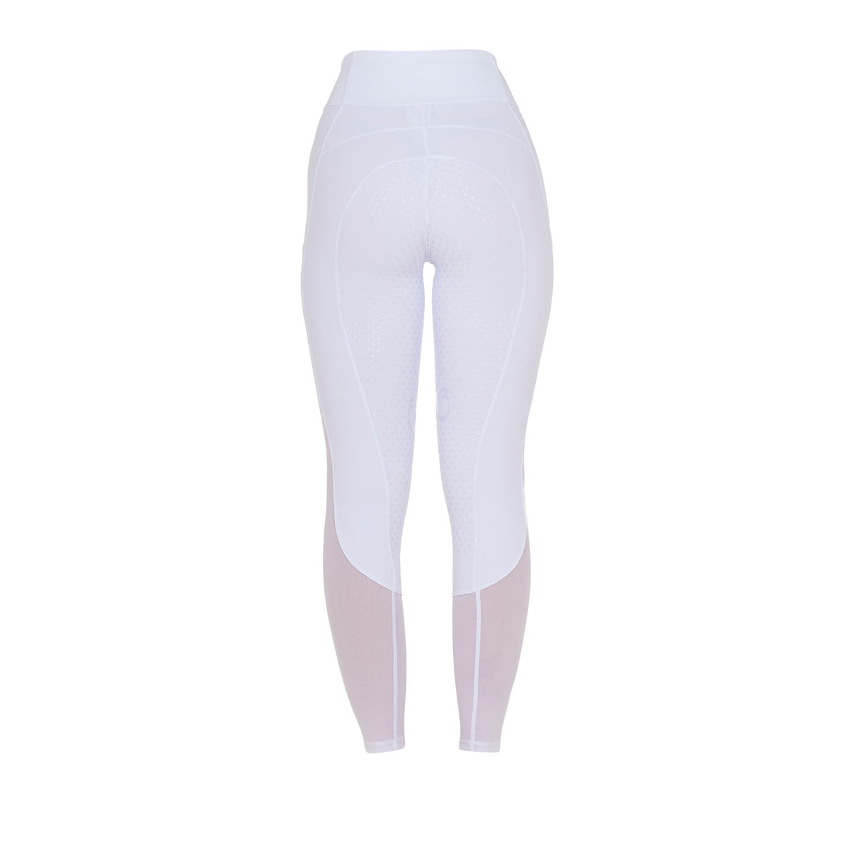 Equestro Women's Full Grip Leggings With Perforated Inserts