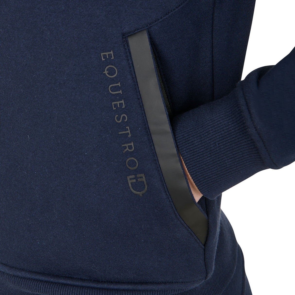 Women's institutional hoodie with front zip