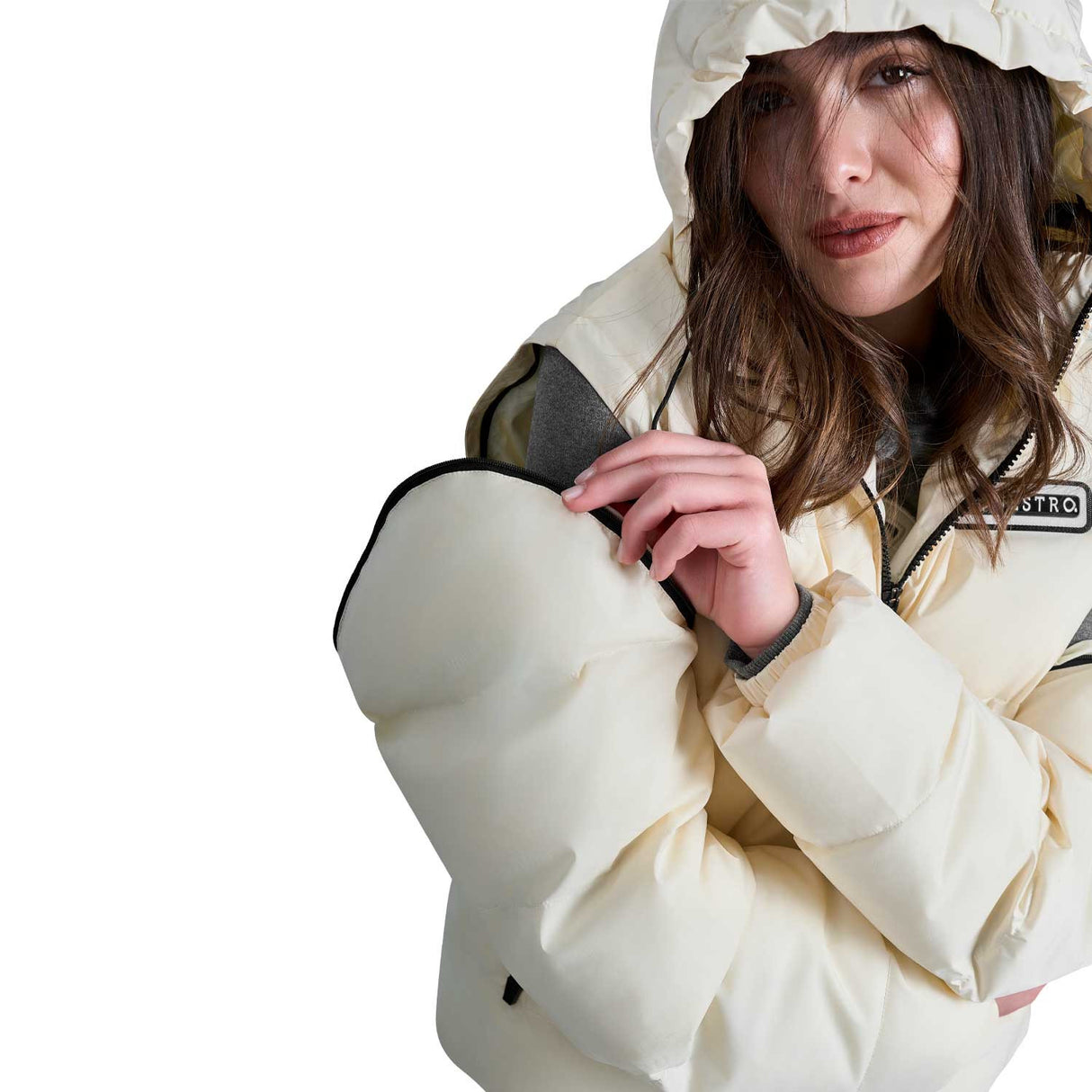 Women's 3-in-1 down jacket with detachable inserts