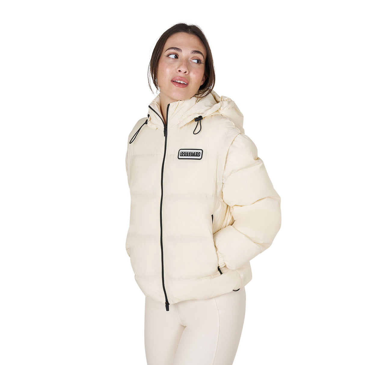 Women's 3-in-1 down jacket with detachable inserts