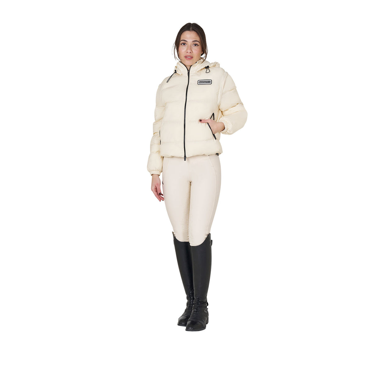 Women's 3-in-1 down jacket with detachable inserts