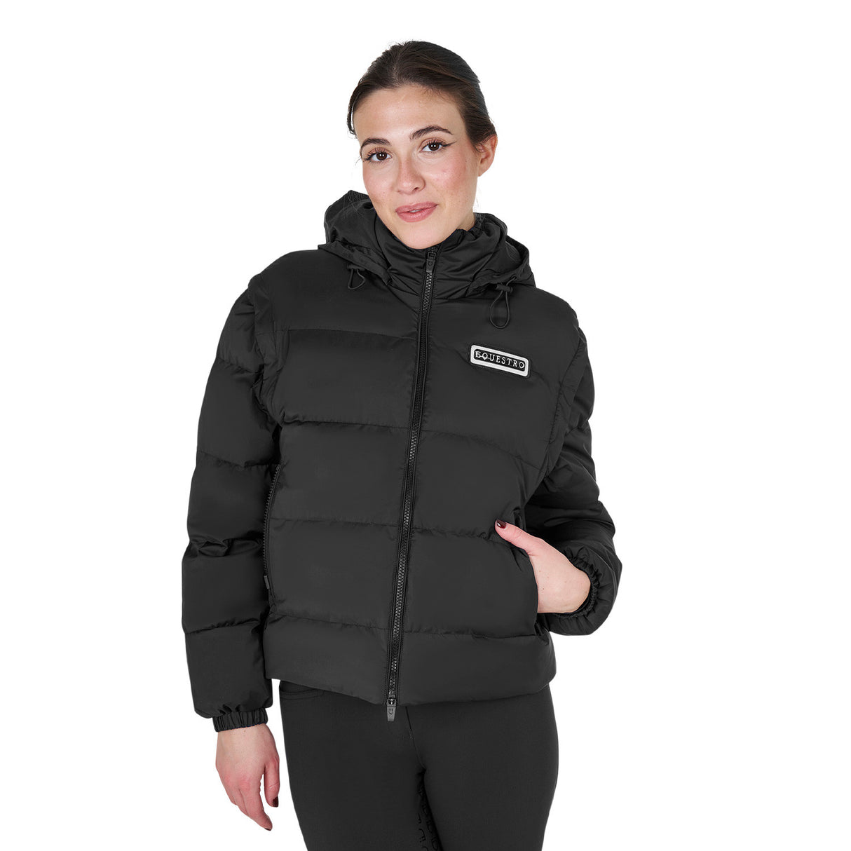Women's 3-in-1 down jacket with detachable inserts