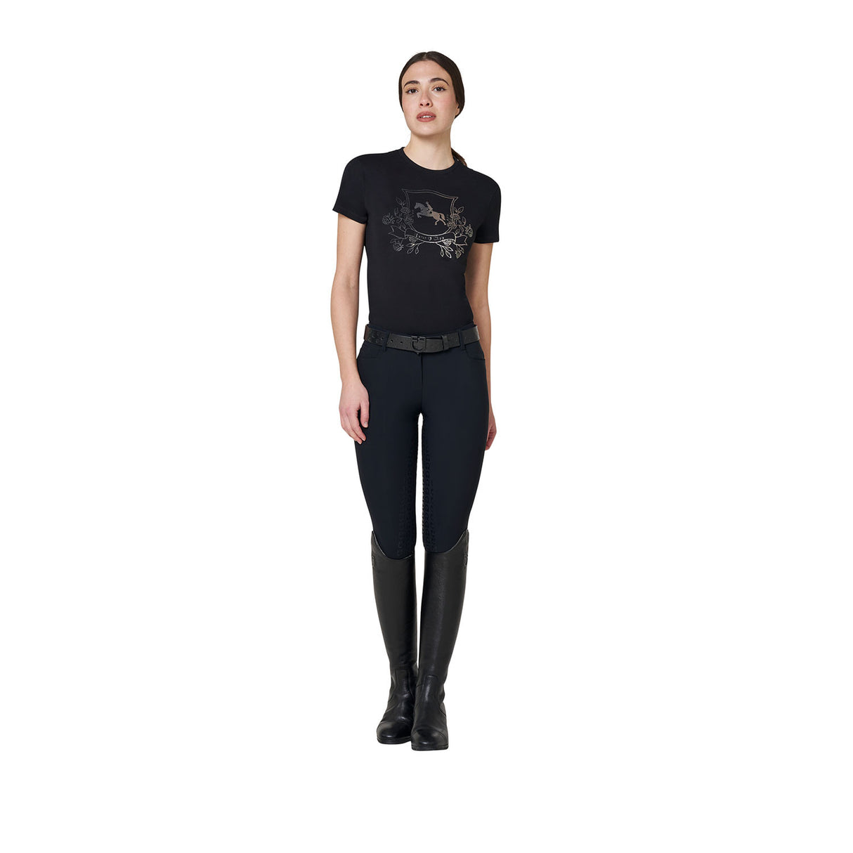 Women's Lamina Horse Club cotton T-shirt