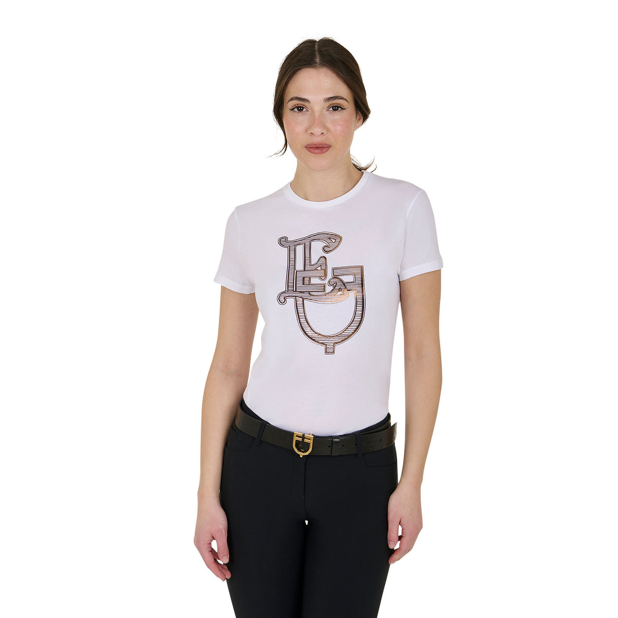 Women's Lamina Monogram cotton T-shirt