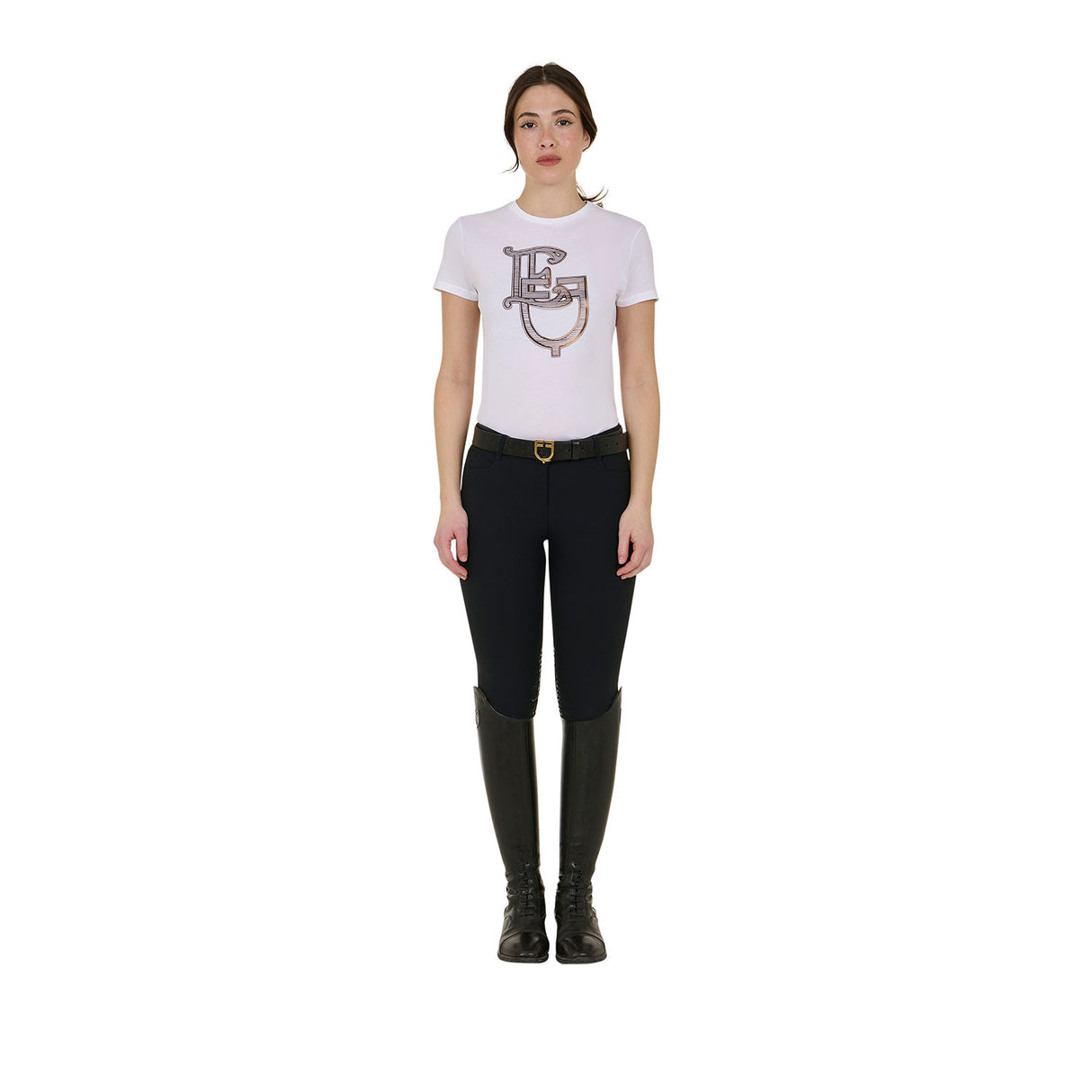 Women's Lamina Monogram cotton T-shirt