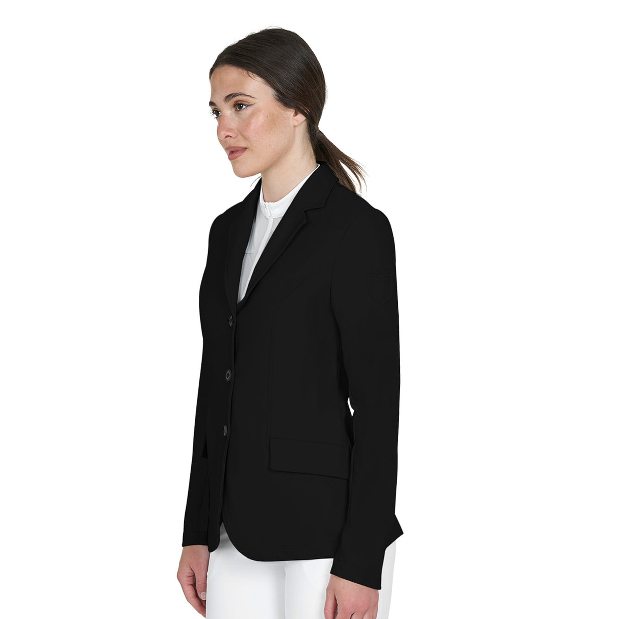 Women's competition jacket with embossed logo