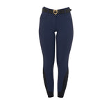 Women's high-waisted knee grip breeches with fleece lining