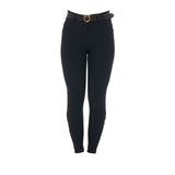 Women's high-waisted knee grip breeches with fleece lining