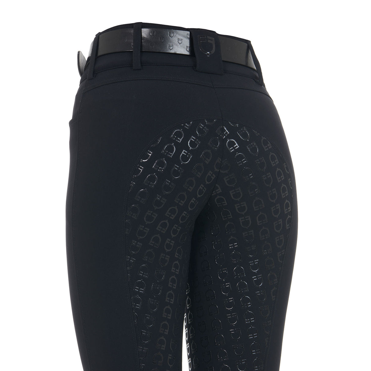 Women's high-waisted knee grip breeches with fleece lining