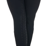 Women's high-waisted knee grip breeches with fleece lining