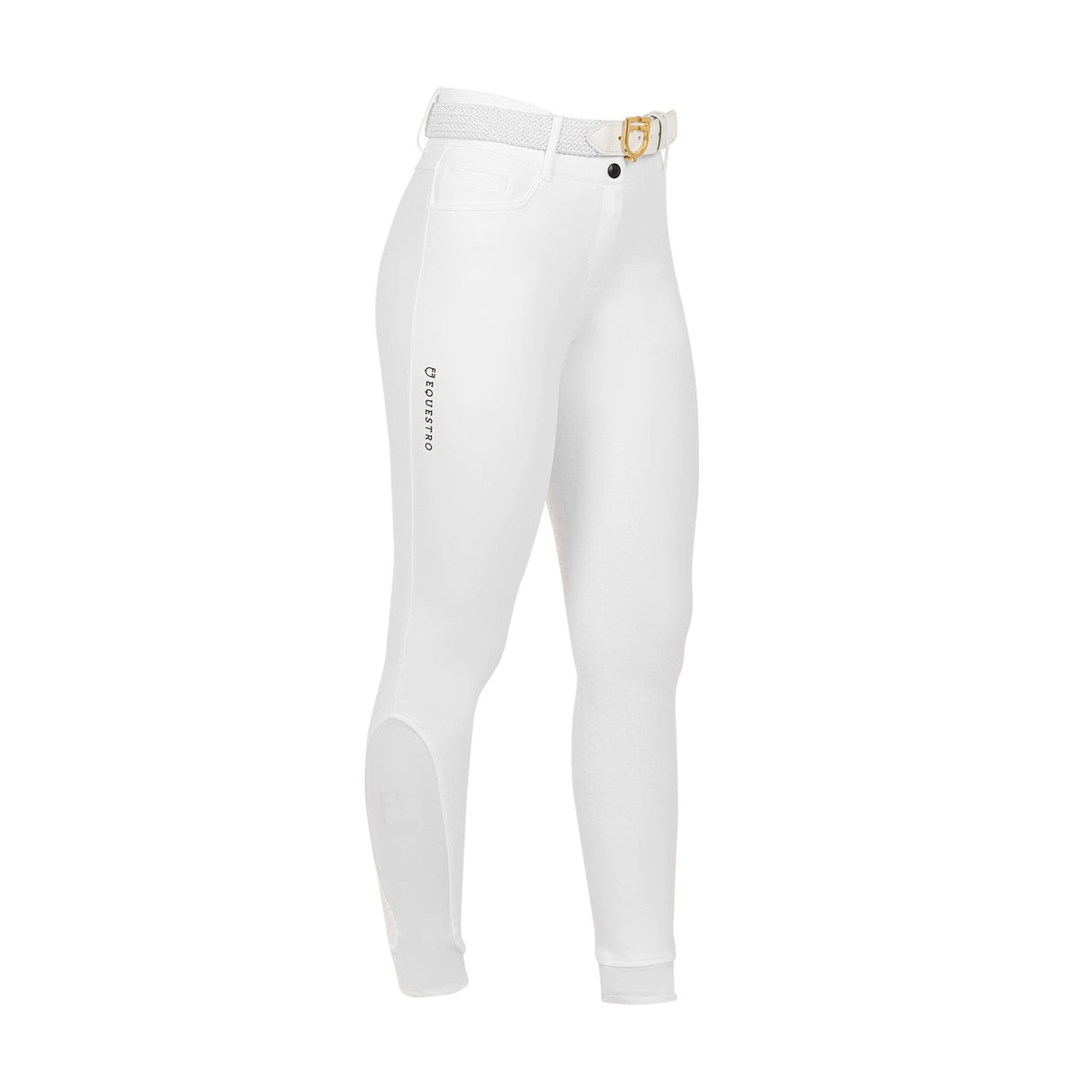 Women's high-waisted knee grip breeches with fleece lining