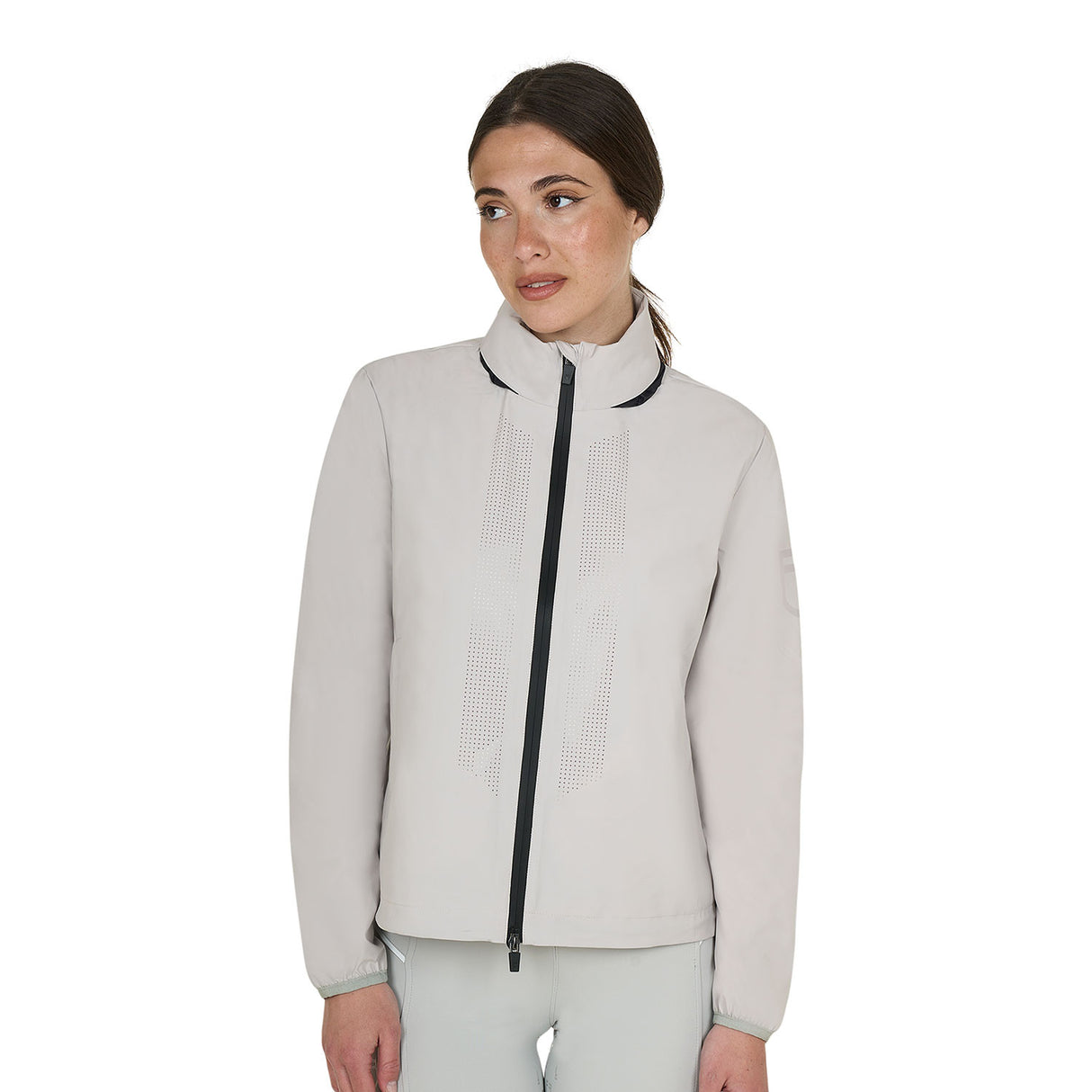 Women's softshell jacket with back logo