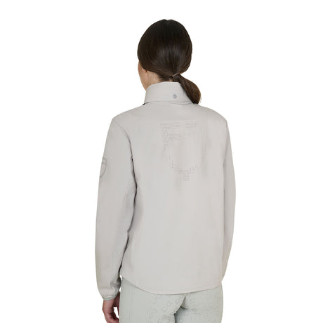 Women's softshell jacket with back logo