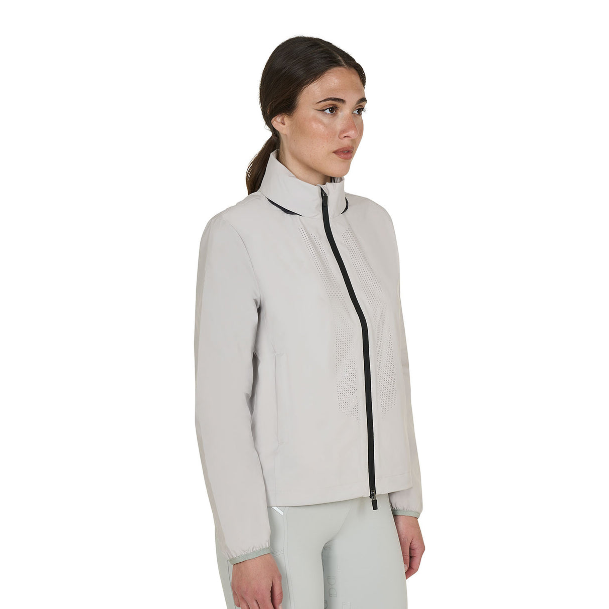 Women's softshell jacket with back logo