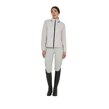 Women's softshell jacket with back logo