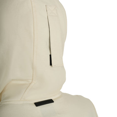 Women's sweatshirt with adjustable hood and zip