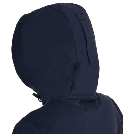 Women's sweatshirt with adjustable hood and zip
