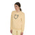 Women's crewneck sweatshirt with chest logo