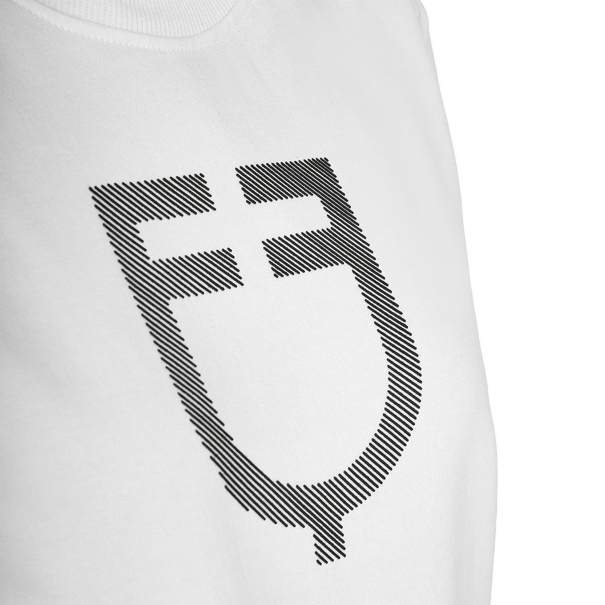 Women's crewneck sweatshirt with chest logo