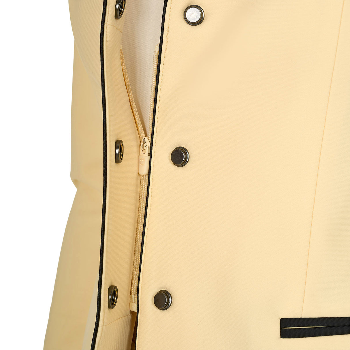 Women's competition jacket with zip and buttons