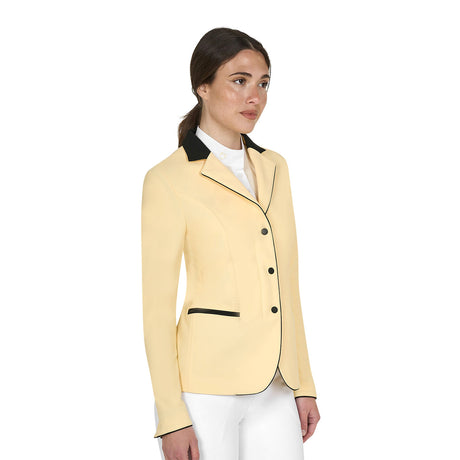 Women's competition jacket with zip and buttons