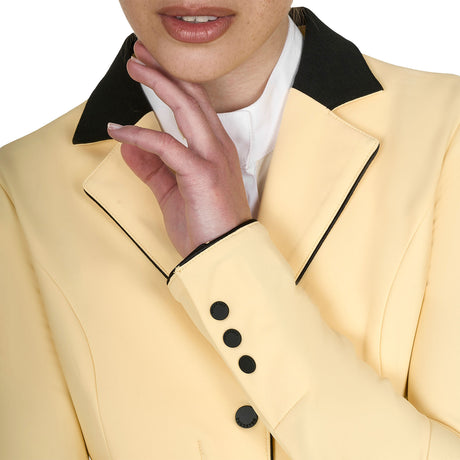 Women's competition jacket with zip and buttons