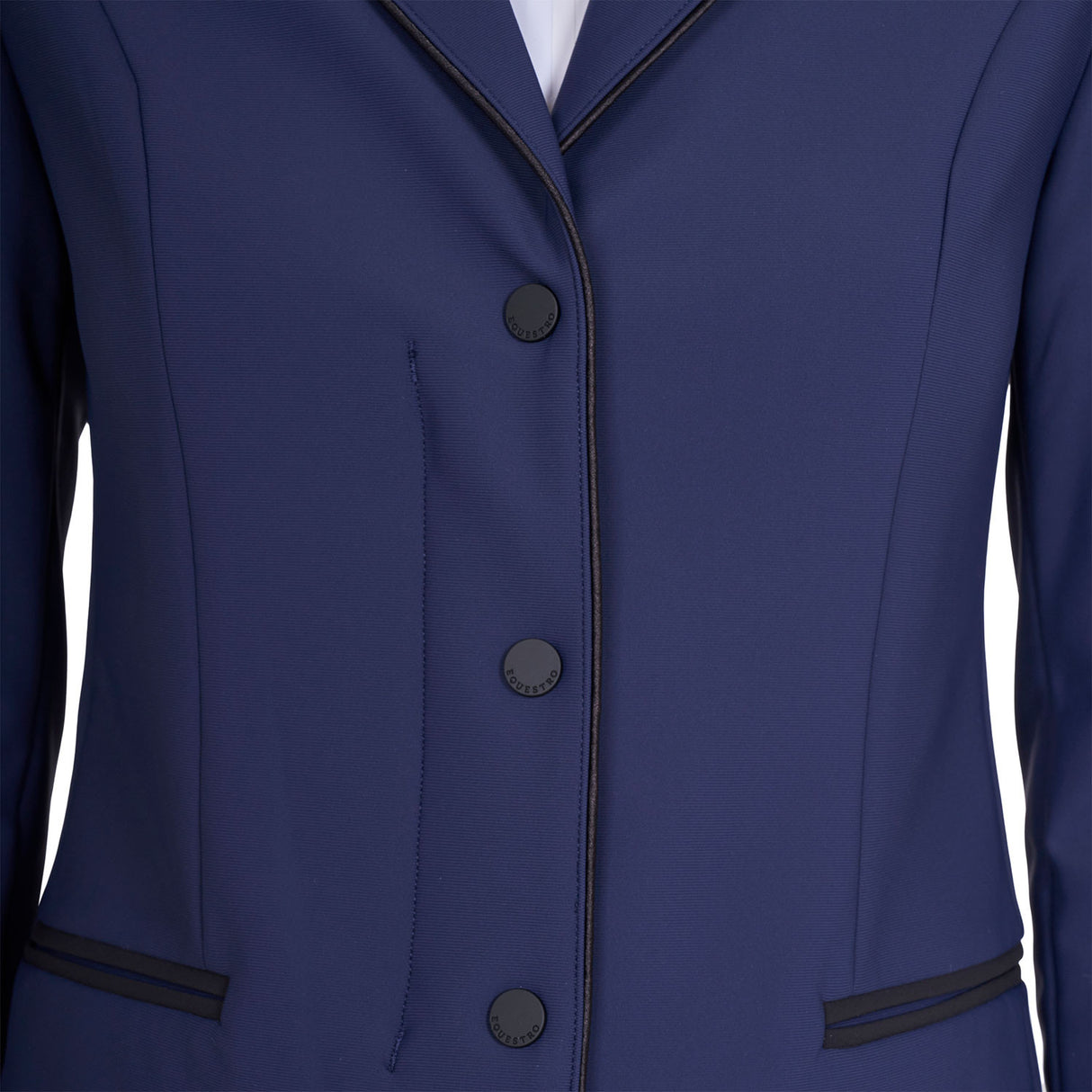 Women's competition jacket with zip and buttons