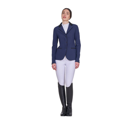 Women's competition jacket with zip and buttons