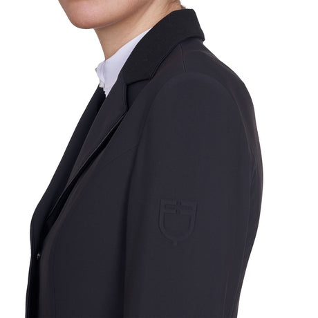 Women's competition jacket with zip and buttons