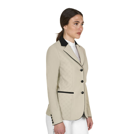 Women's Monogram competition jacket with three buttons