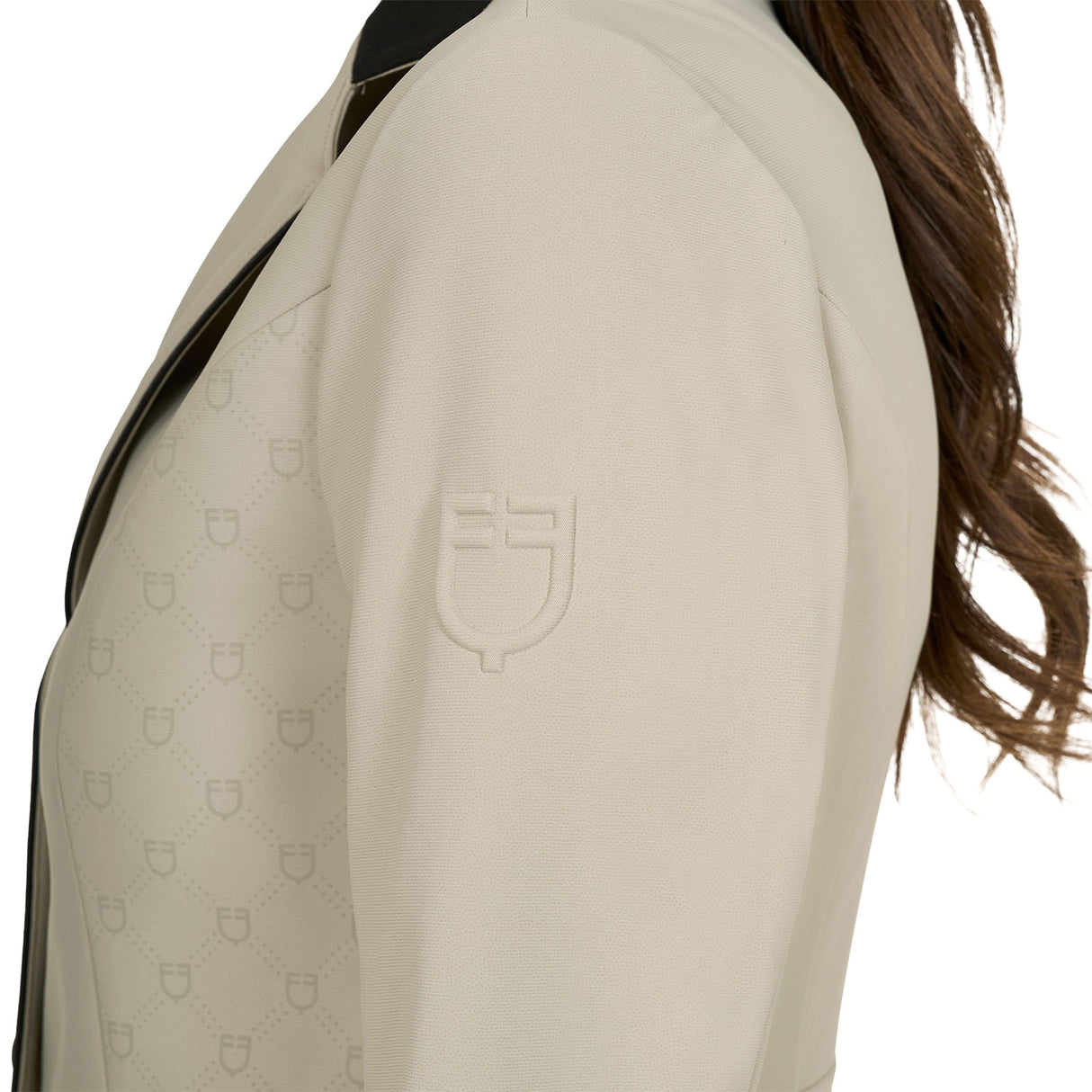 Women's Monogram competition jacket with three buttons