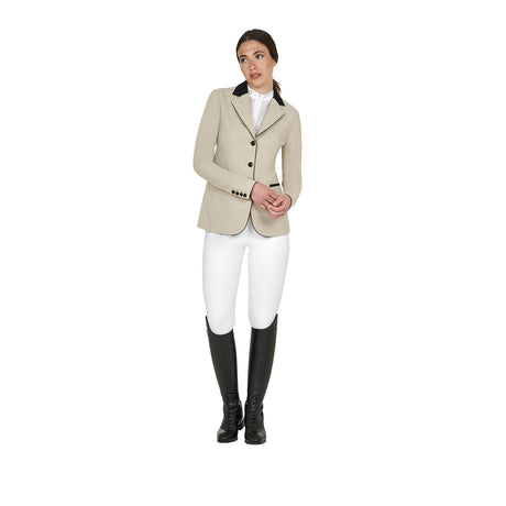 Women's Monogram competition jacket with three buttons