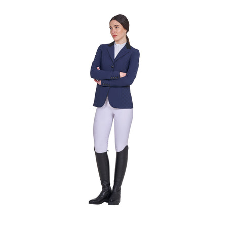 Women's Monogram competition jacket with three buttons