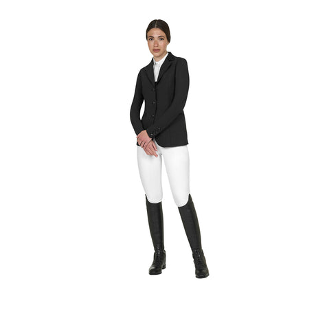 Women's Monogram competition jacket with three buttons