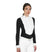 Women's long-sleeved competition polo shirt with zip