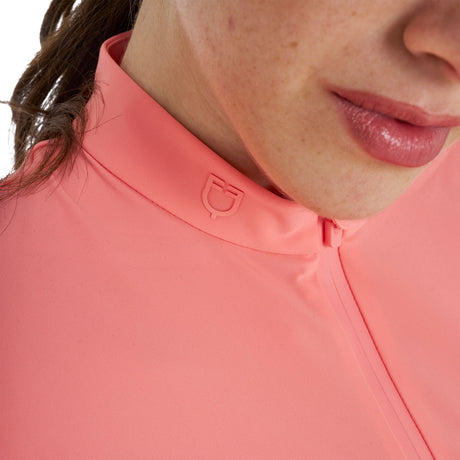 Women's training T-shirt in technical fabric with micro-holes