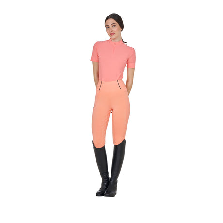 Women's training T-shirt in technical fabric with micro-holes