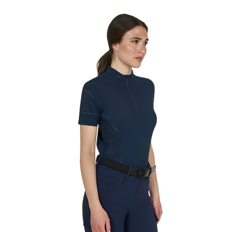 Women's training T-shirt in technical fabric with micro-holes