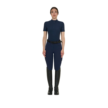 Women's training T-shirt in technical fabric with micro-holes