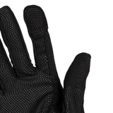 Equestro Women's Gloves In Special Elastane Fabric With Logo #colour_black