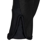 Equestro Women's Gloves In Special Elastane Fabric With Logo #colour_black