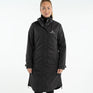 EQUIDRY Women's Bronte Riding Coat with Removable Hood #colour_black