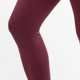 EQUIDRY Women's Water Repellent Leggings #colour_plum-black
