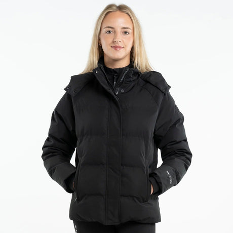 EQUIDRY Women's Talia Waterproof Puffer Jacket #colour_black