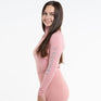 EQUIDRY Women's Water Repellent Base Layer #colour_pale-pink-grey