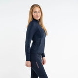 EQUIDRY Women's Water Repellent Zip up Top #colour_navy-pink