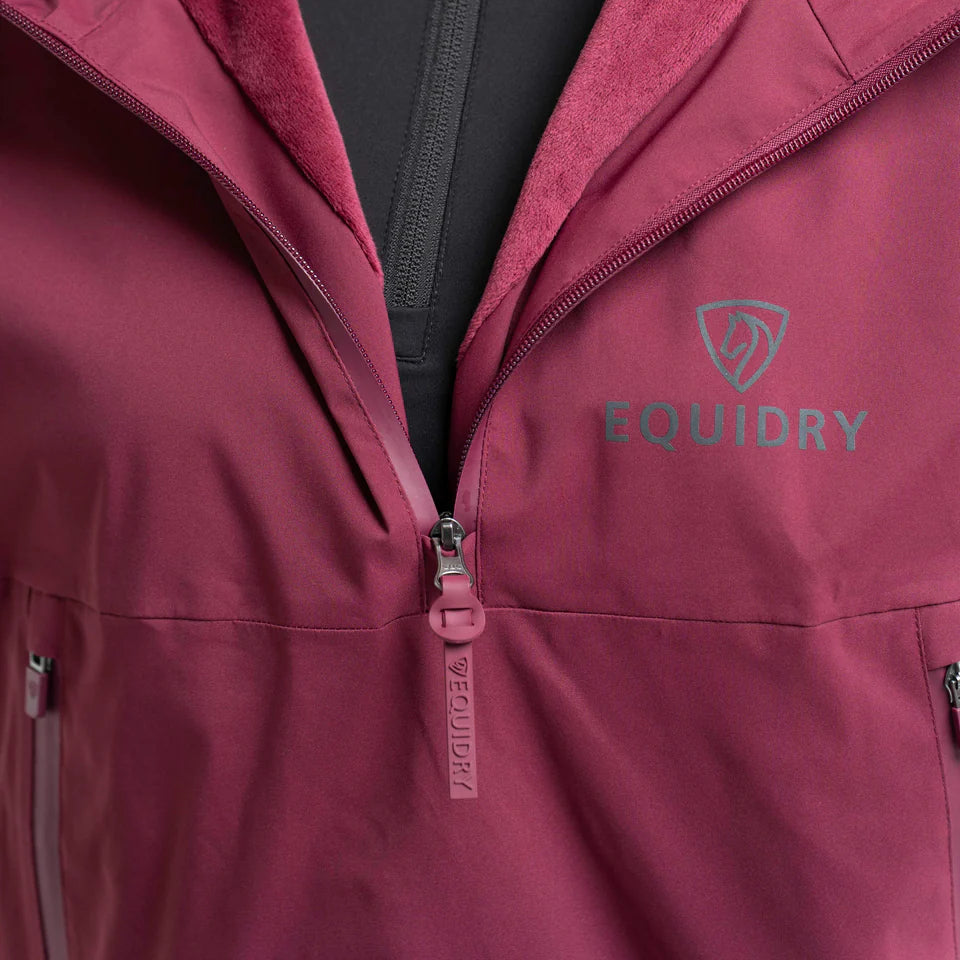 EQUIDRY Women's Storm Smock #colour_burgundy